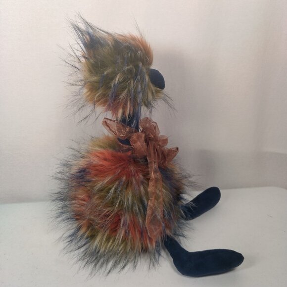Jellycat Ostrich Stuffed Animal Plush Spiced Pom Pom Furry Toy Bird 20" - Picture 3 of 16
